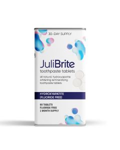 JuliBrite Toothpaste Tablets plastic free no sls