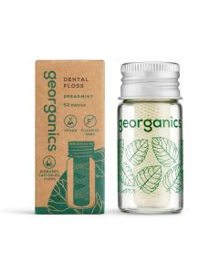 Georganics Naturlig Tandtråd Pebermynte (50 M)